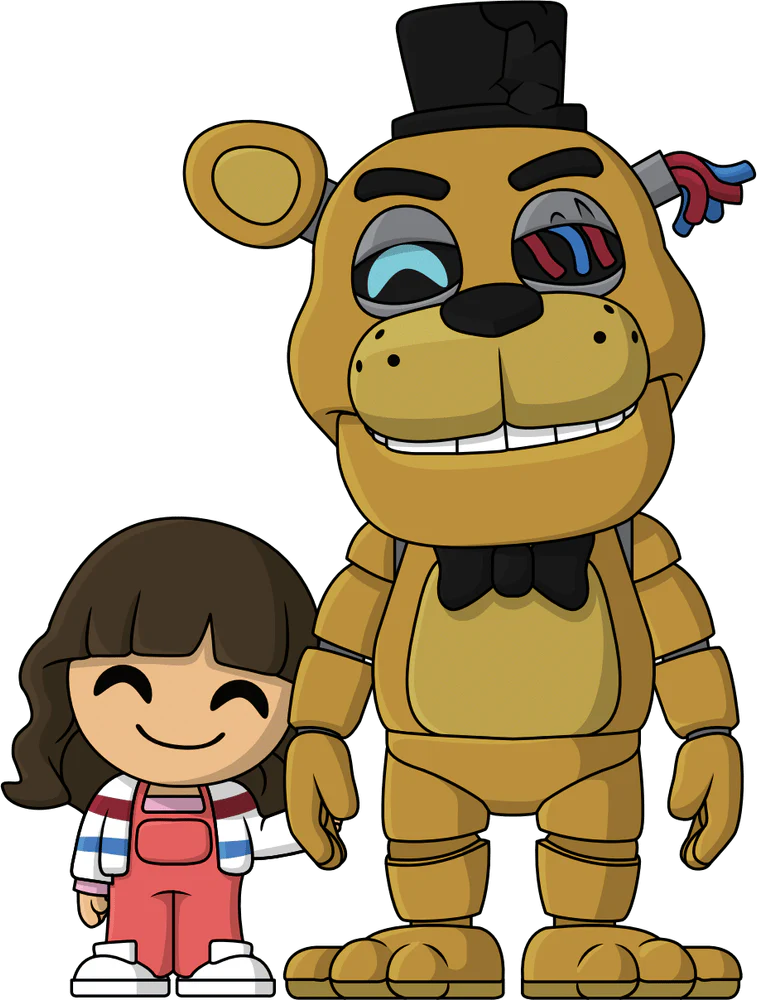 Abby & Golden Freddy
