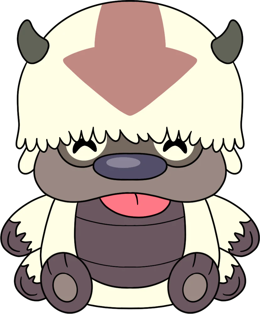Appa Blep Stickie (6in)