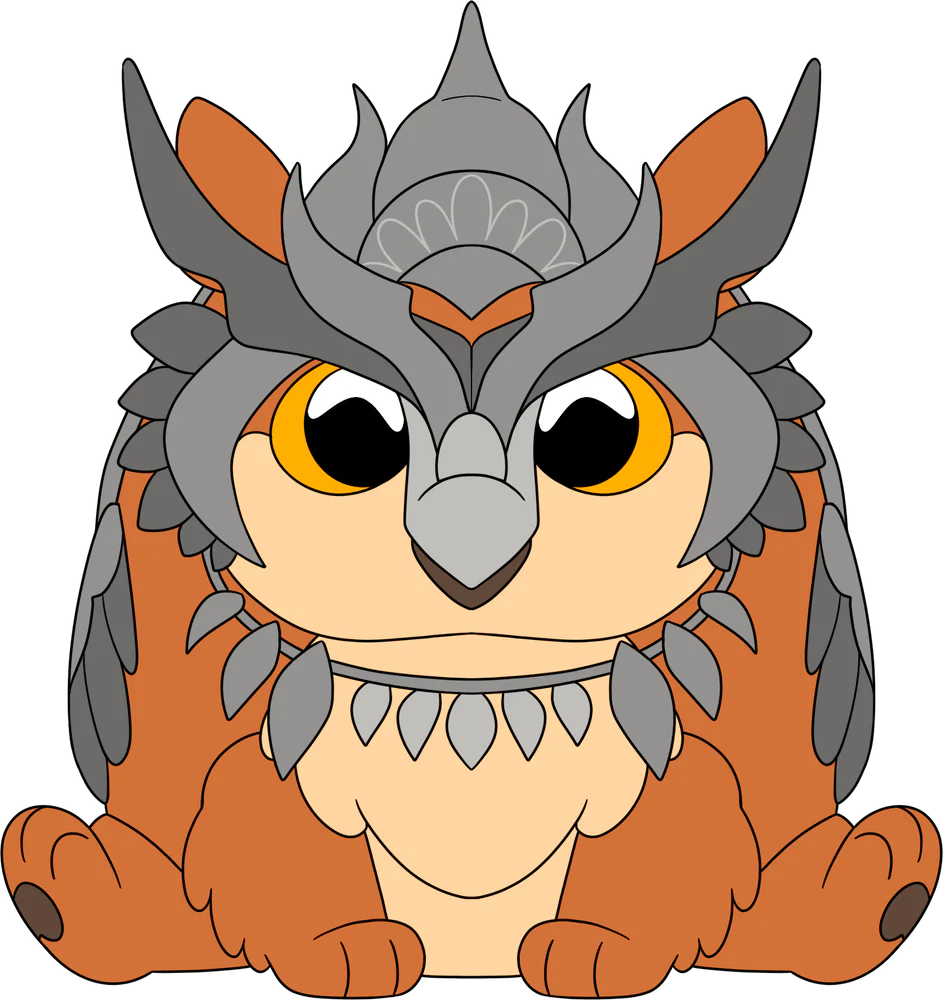 Armored Owlbear Plush (9in)