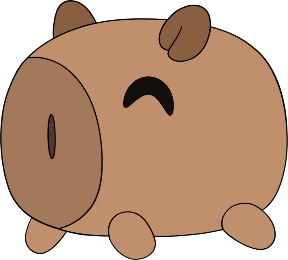 Capybara Stickie (6in)