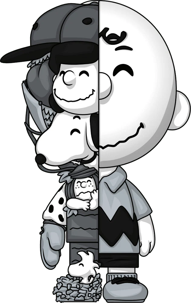 Charlie Brown Revealed Monochrome