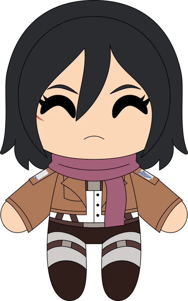 Chibi Mikasa Plush (9in)
