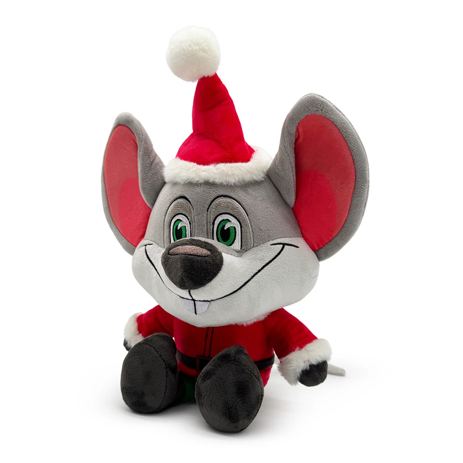 Chuck E. Cheese Christmas Edition Plush (9in) - Image 4