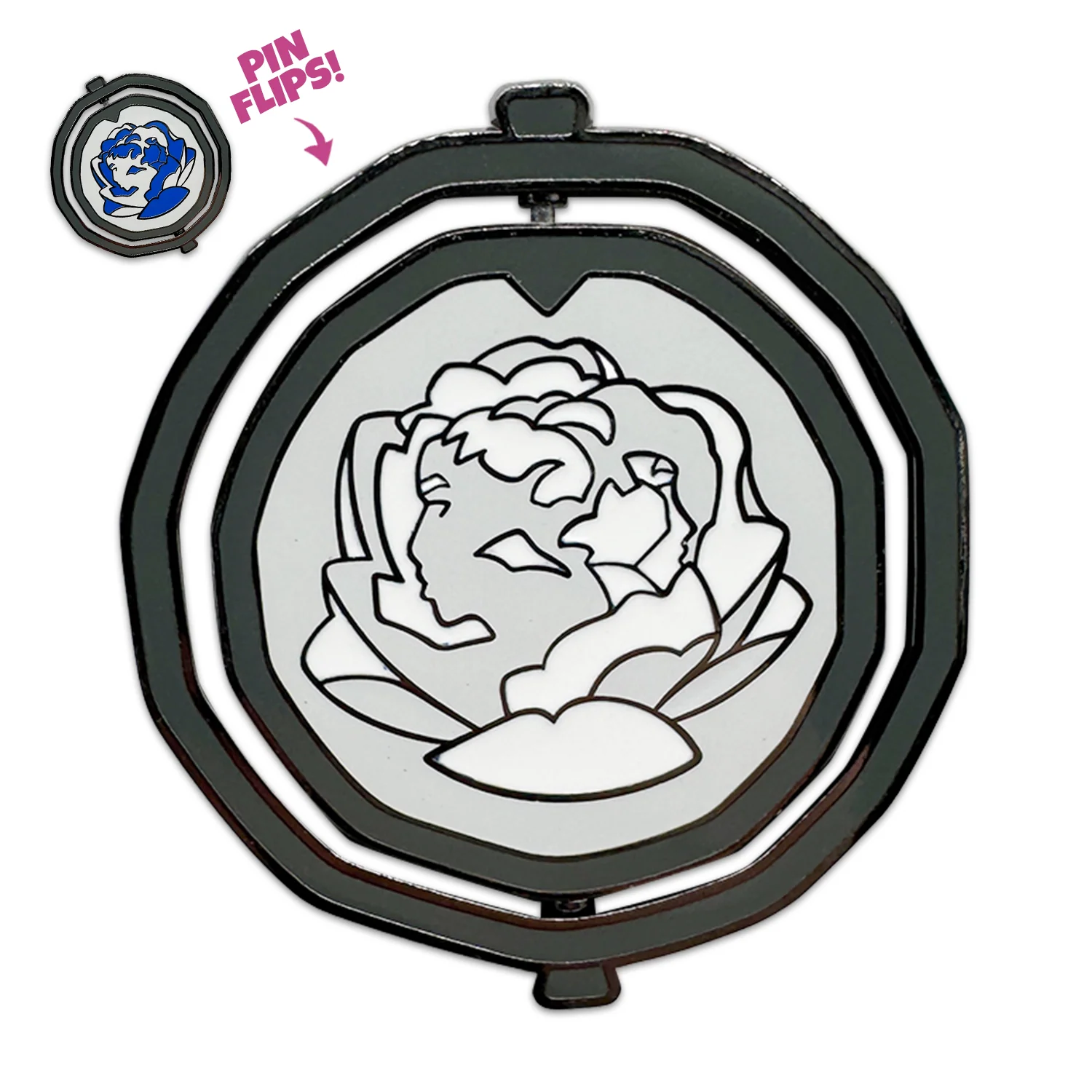 Ekko & Powder Pendant Pin - Image 3