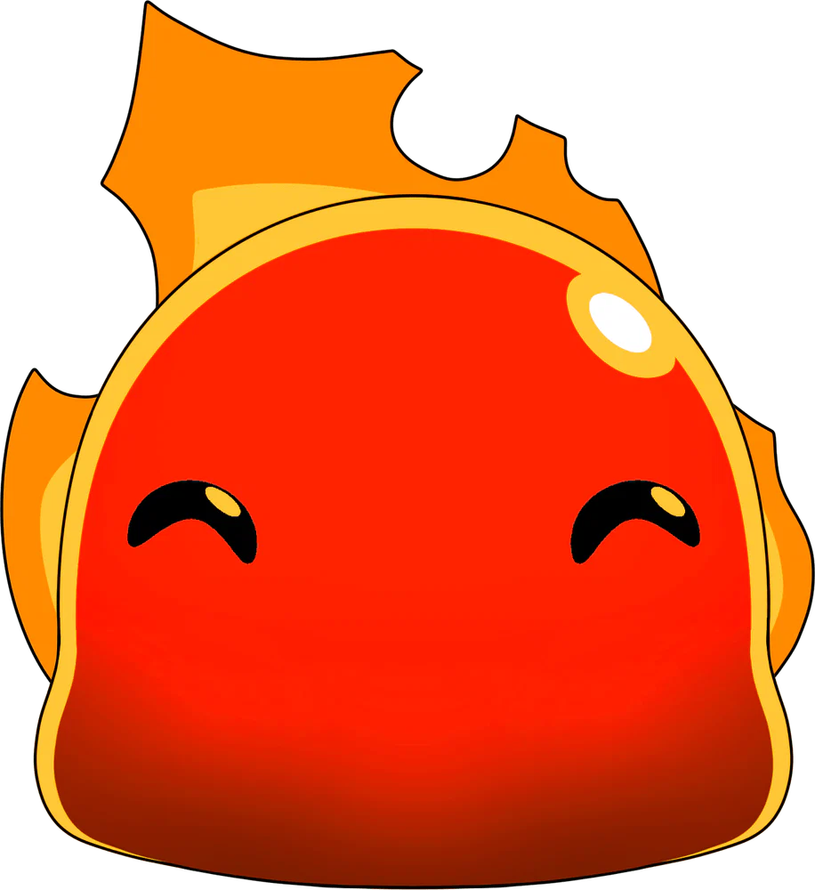 Fire Slime Stickie (6in)