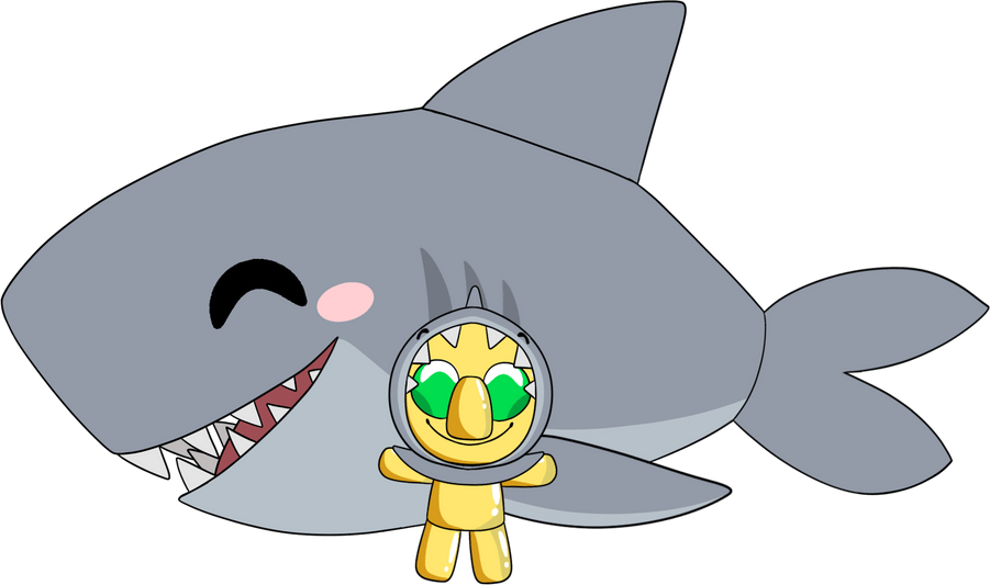 Foolish Gamers Shark Plush (1ft)