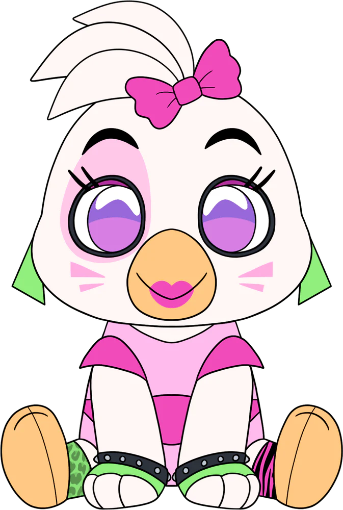 Glamrock Chica Sit Plush (9in)