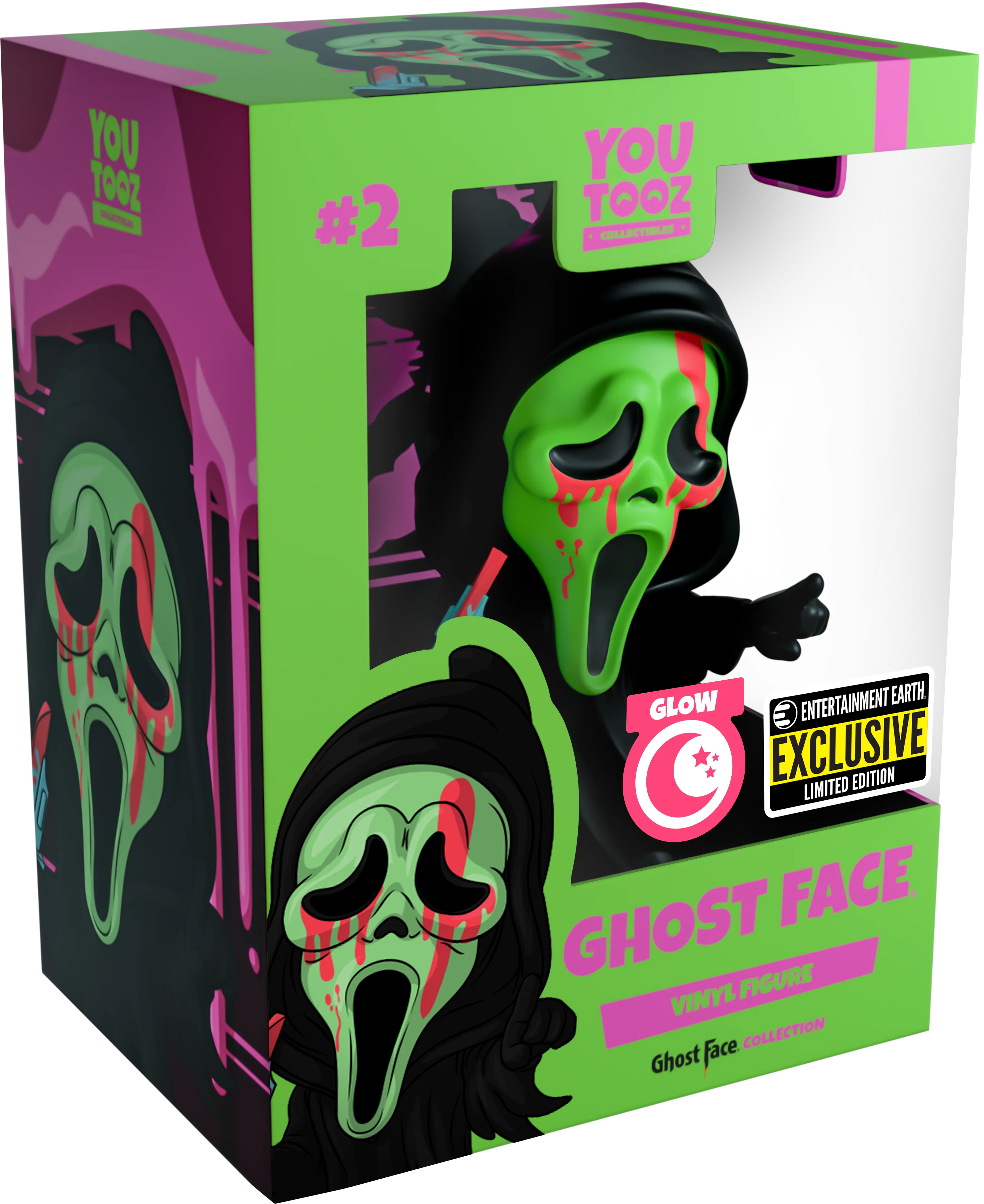 Glow In The Dark Ghost Face - Image 2