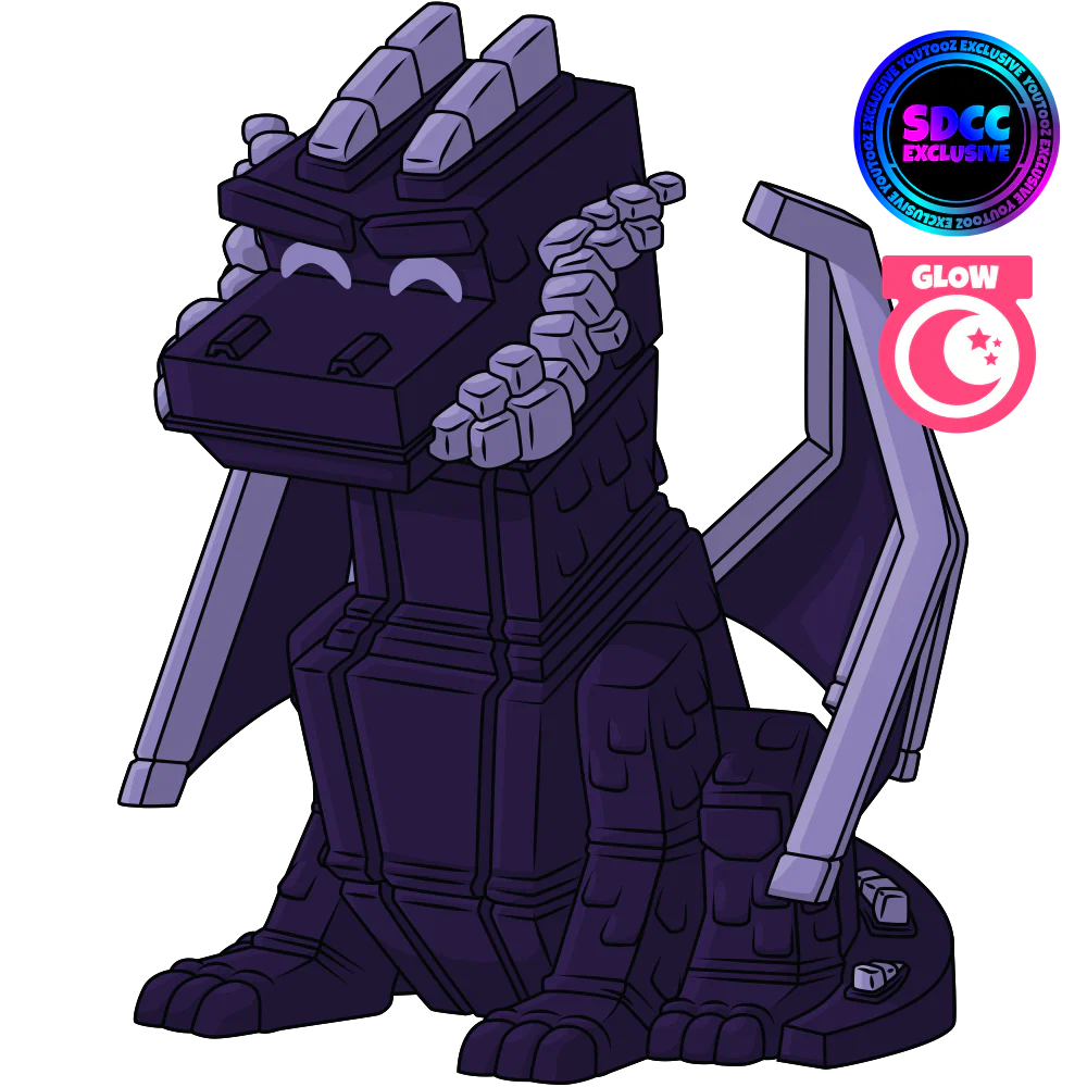 Glow in the Dark Obsidian Ender Dragon