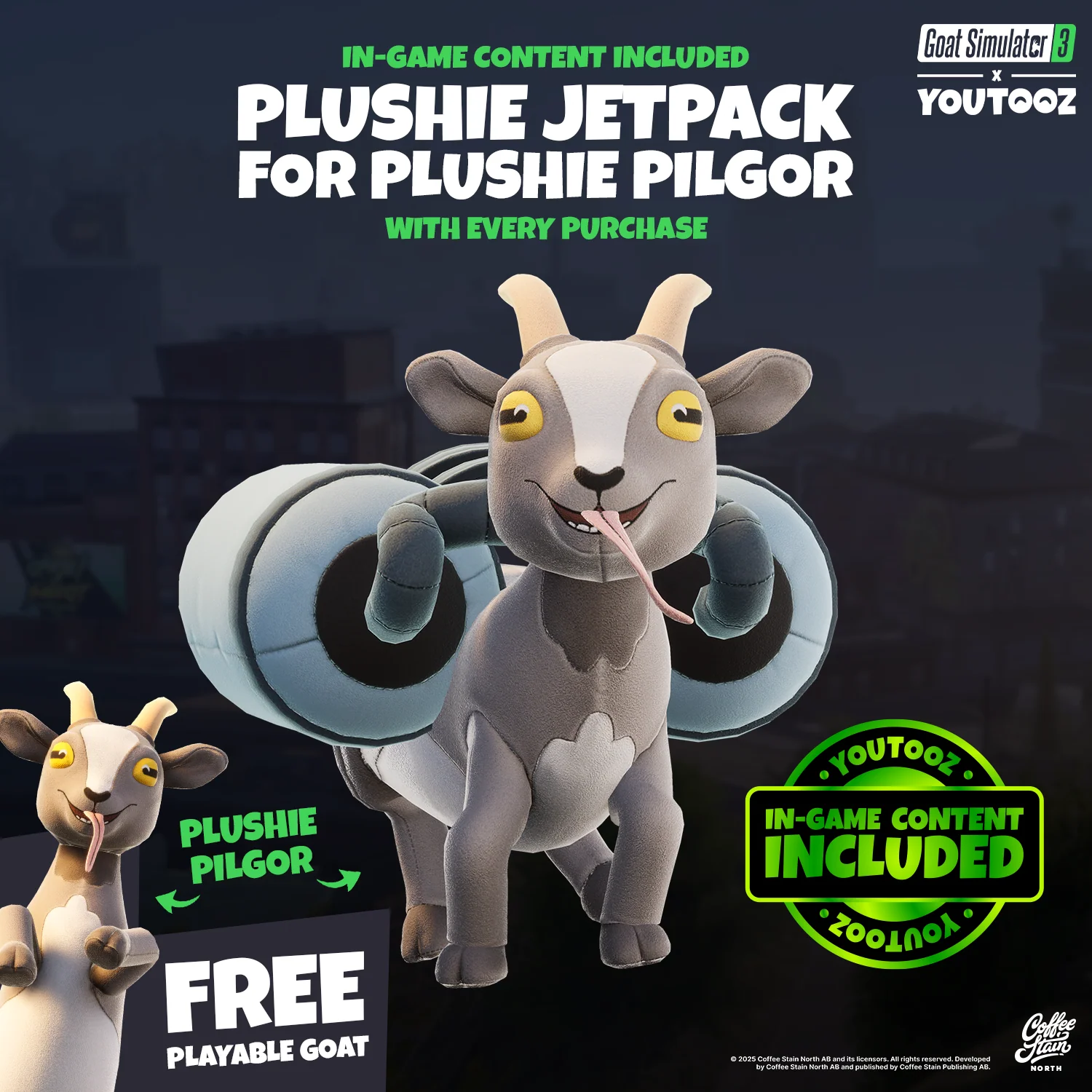 Goat Simulator Plush (9in) - Image 6