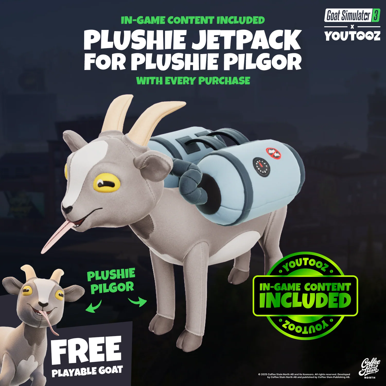 Goat Simulator Plush (9in) - Image 7