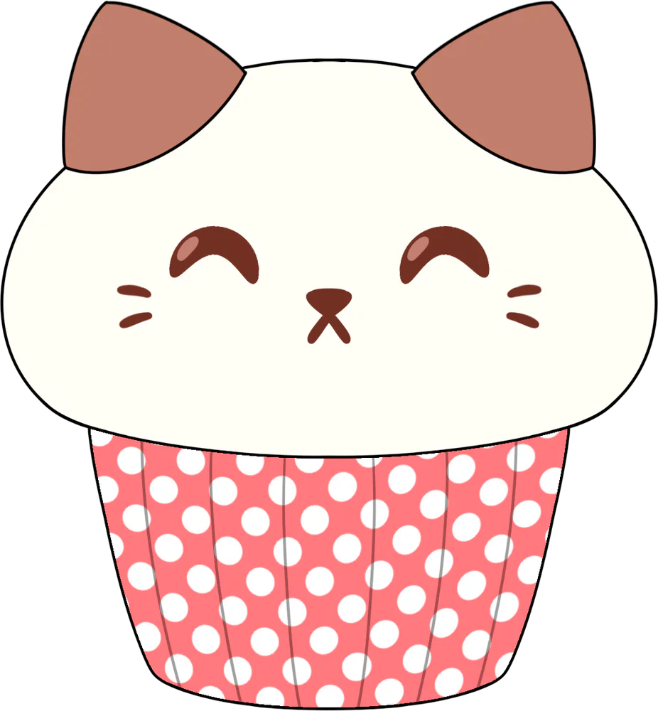 Kitty Cupcake Plush (9in)