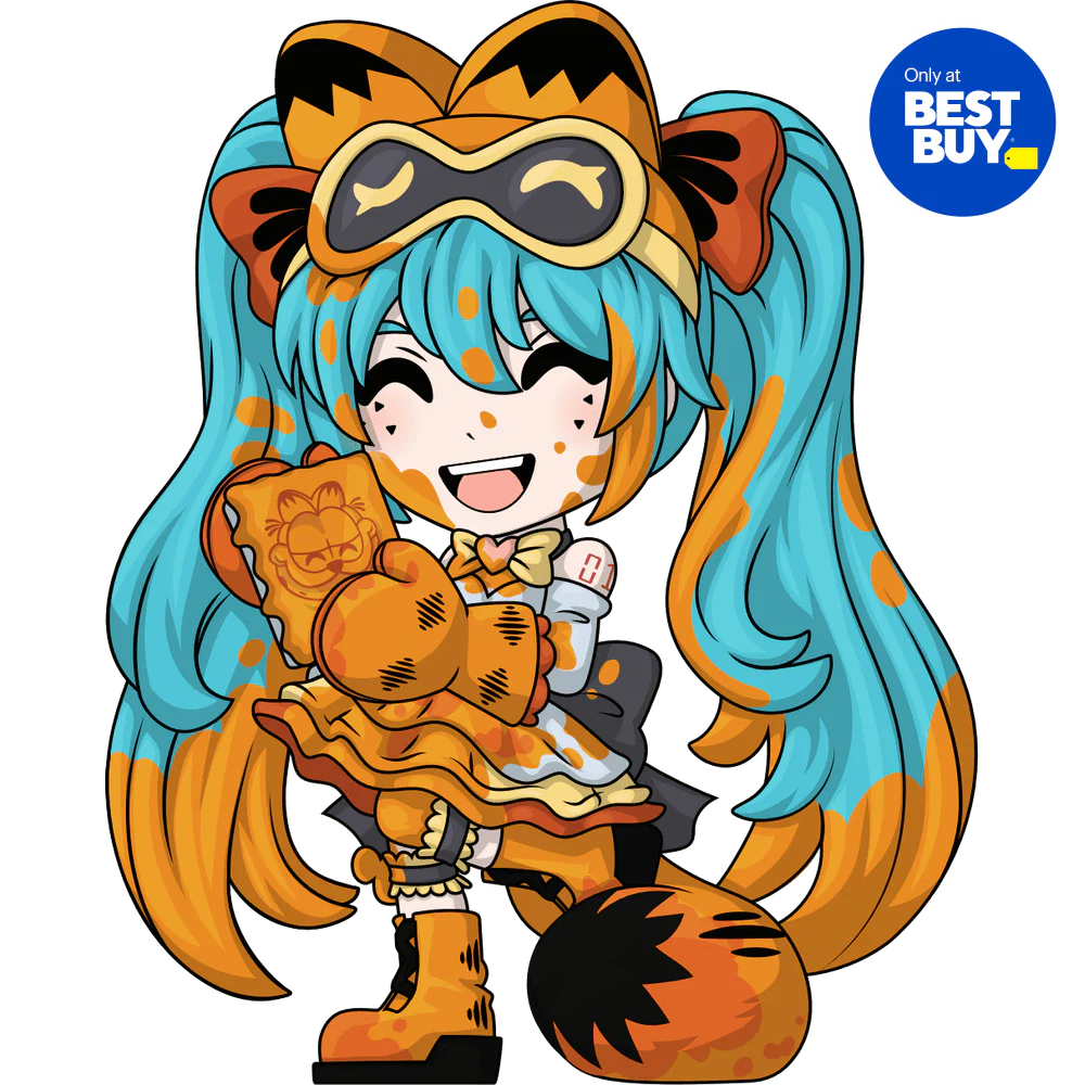 Lasagna Splatter Garfield Miku