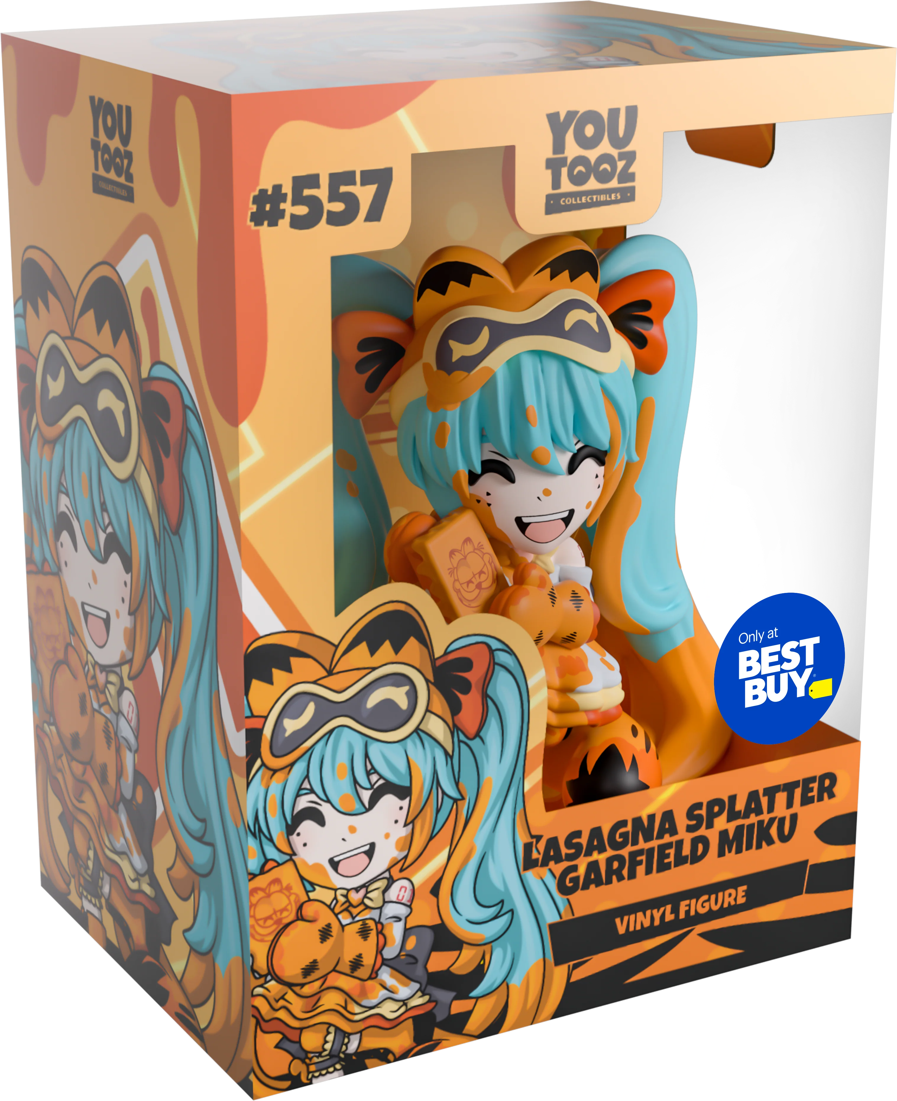 Lasagna Splatter Garfield Miku - Image 2