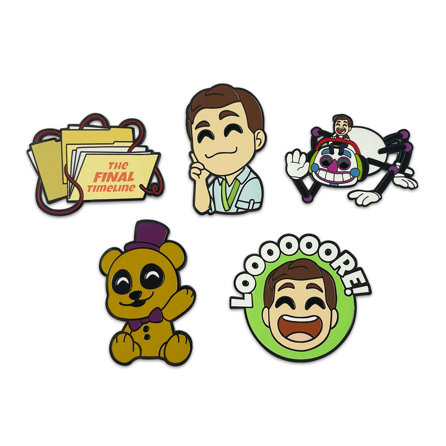 MatPat X FNAF Pin Set - Image 2