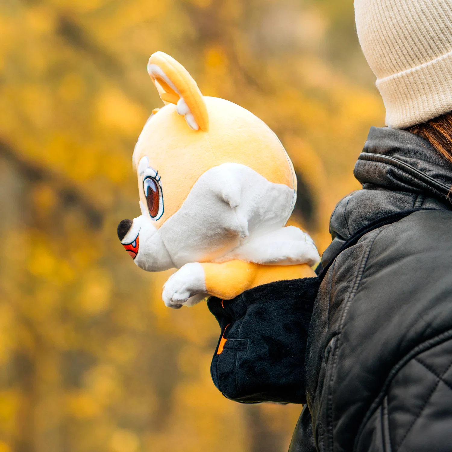 Maxine the Fluffy Corgi Plush (9in) - Image 9