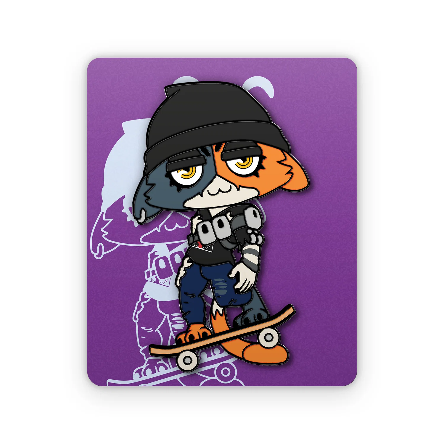 Meow Skulls Pin - Image 2