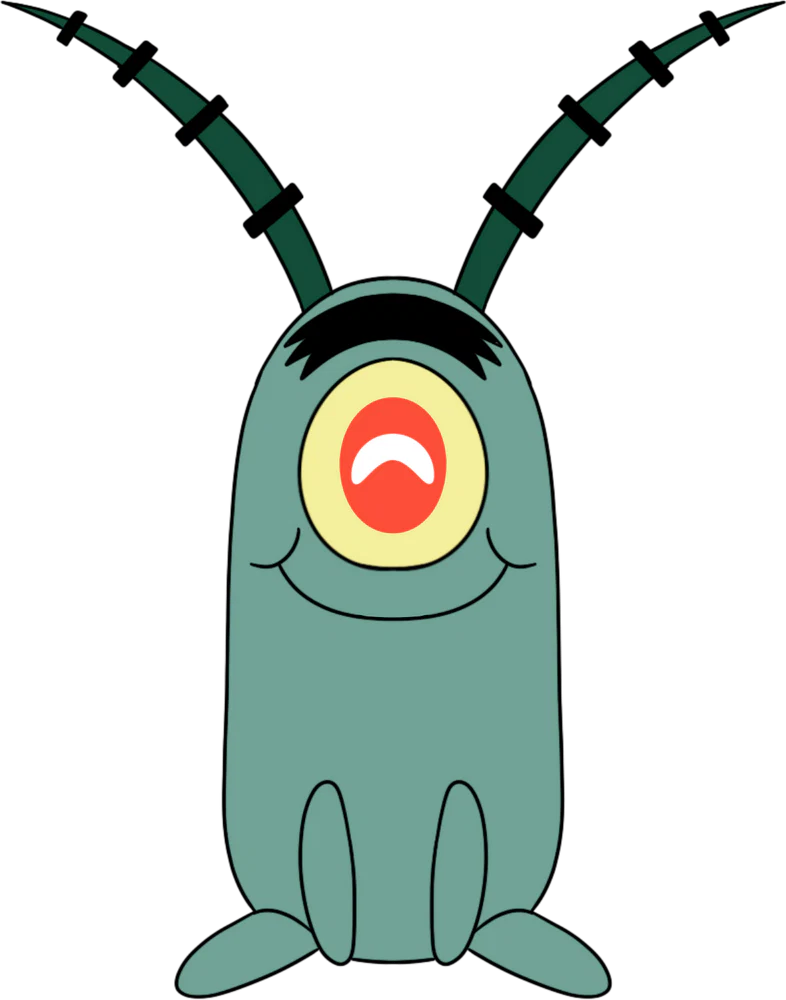 Plankton Sit Plush (9in)