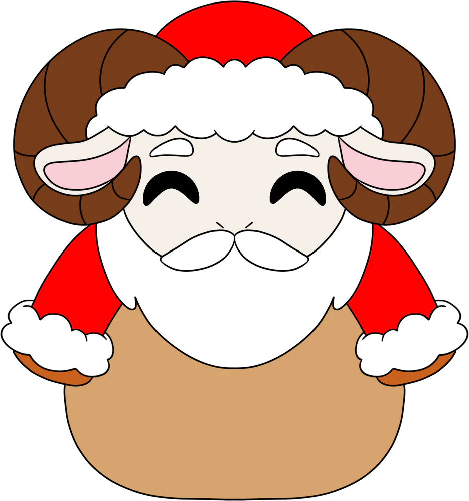 Rammie Santa & Bag (1ft)