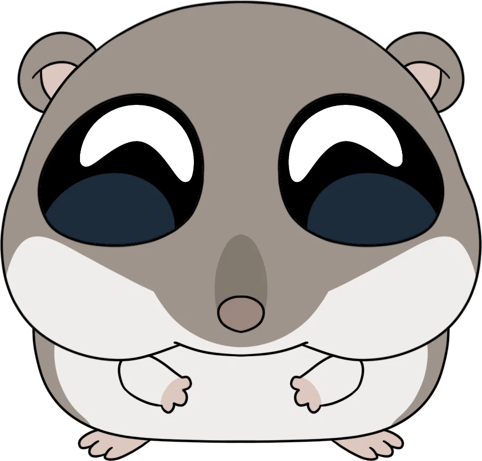 Sad Hamster Plush (9in)