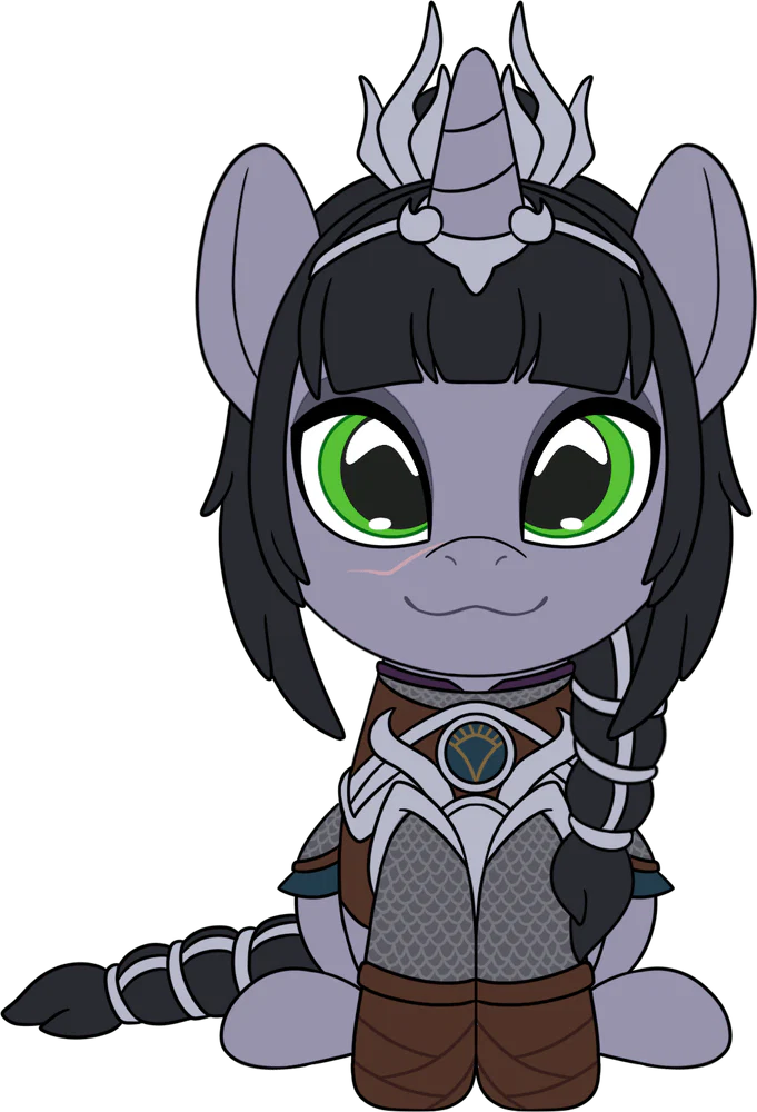 Shadowheart Pony Plush (9in)