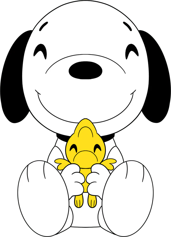Snoopy and Woodstock Plush (9in)