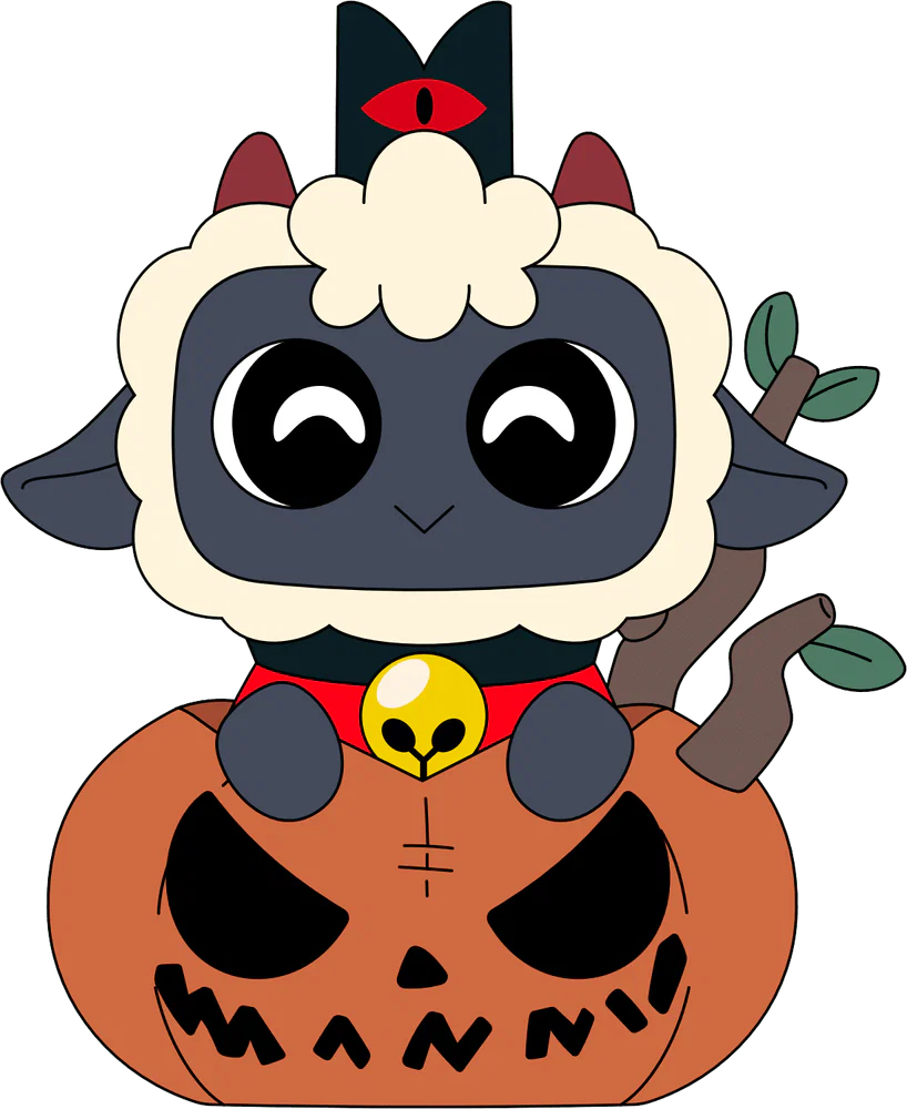The Lamb Halloween Edition Plush (9in)