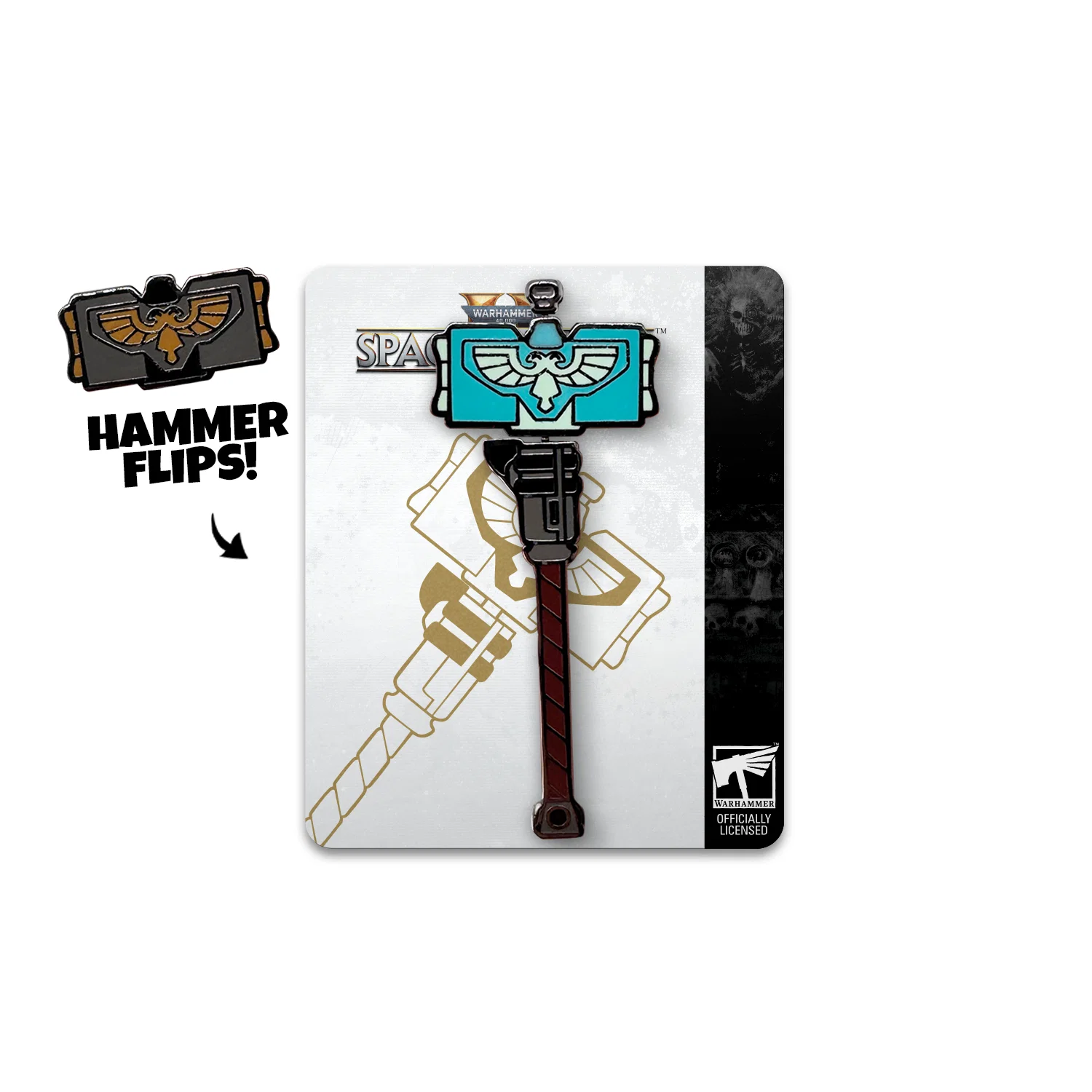 Thunder Hammer Pin - Image 3