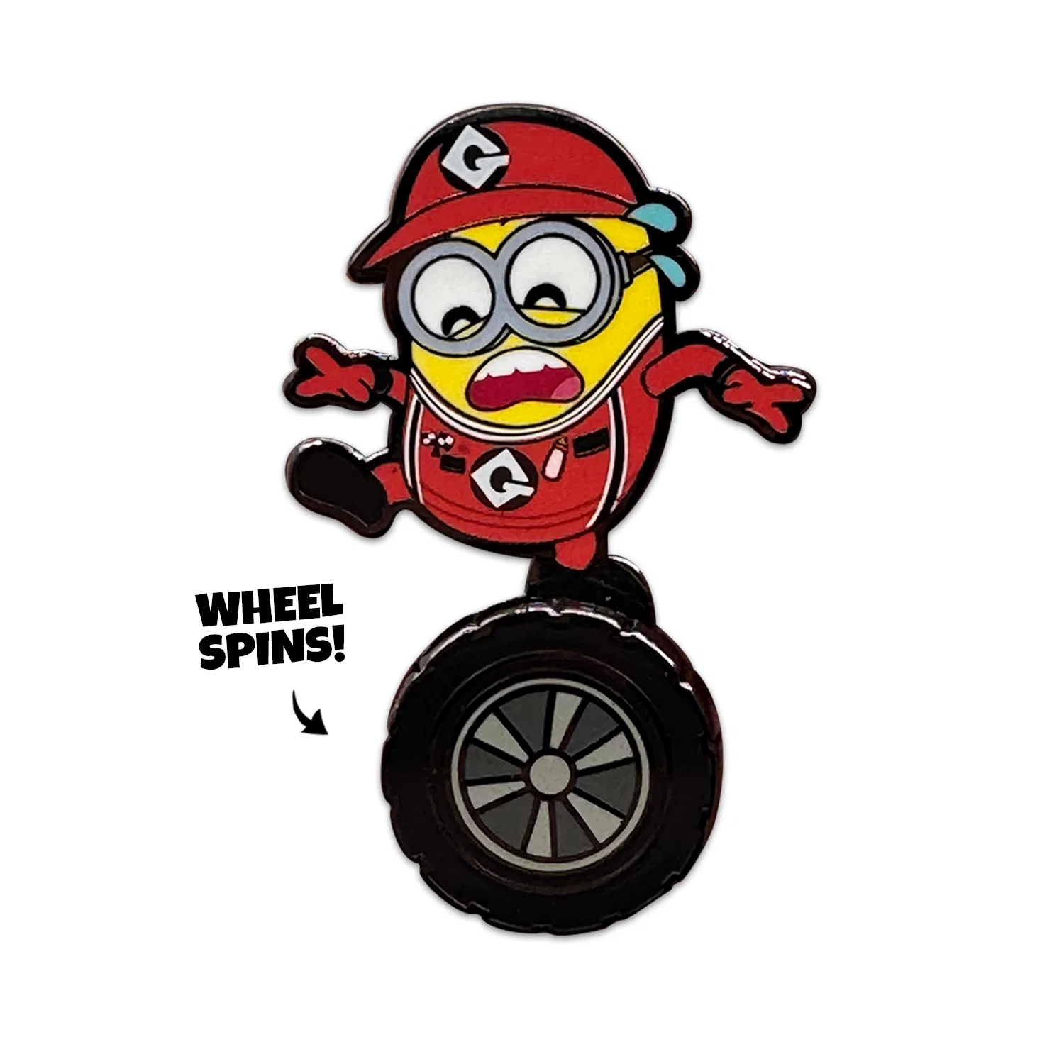 Tire Minion  Spinning Pin - Image 2