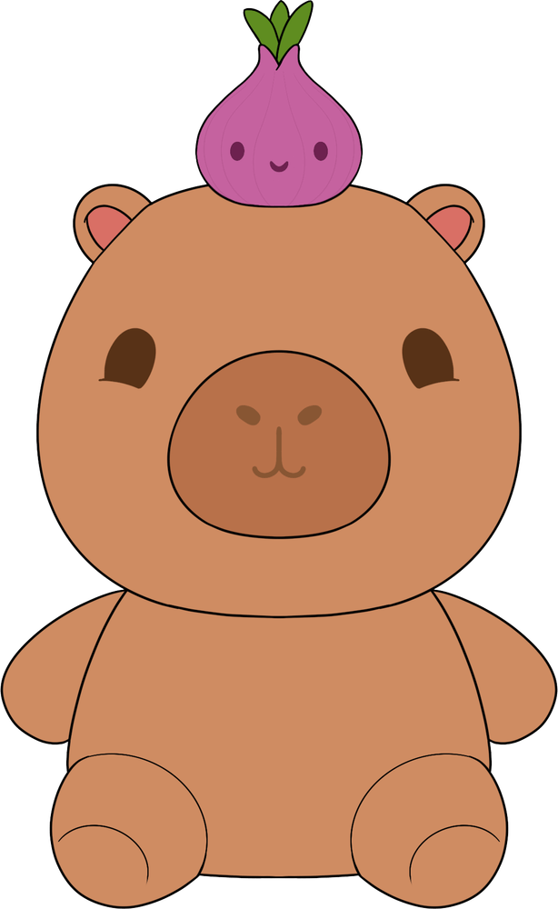 Viyaura Capybara Plush (9in)